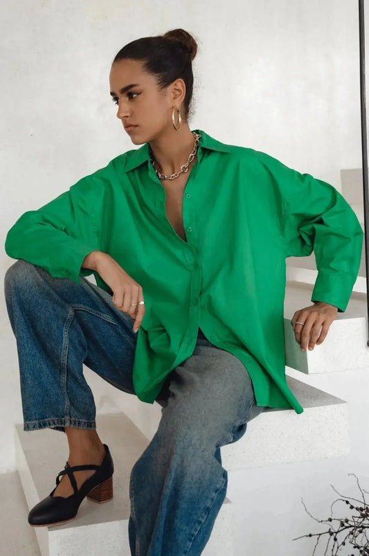 Essential Long Sleeve Shirt - Me Chavi - Where Style Blossoms