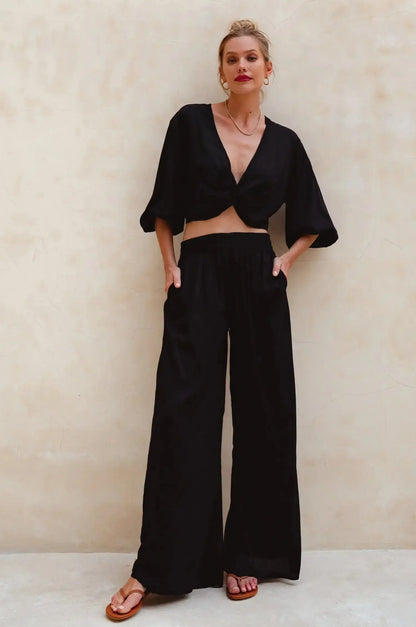 Fatima Cropped Summer Top (Sale) - Me Chavi - Where Style Blossoms