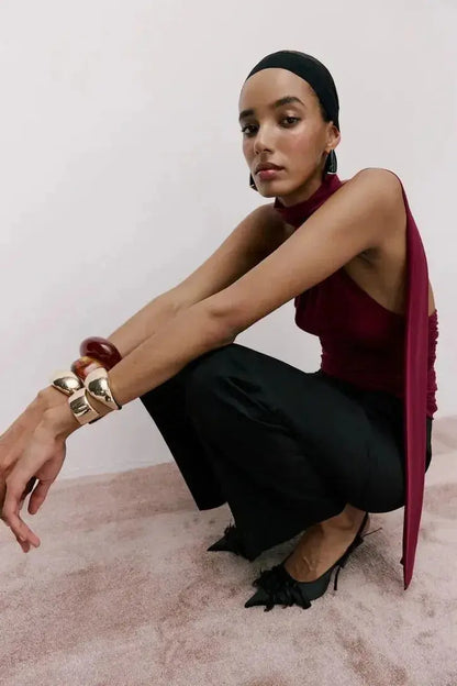 The Jacques Halter Top - Me Chavi - Where Style Blossoms