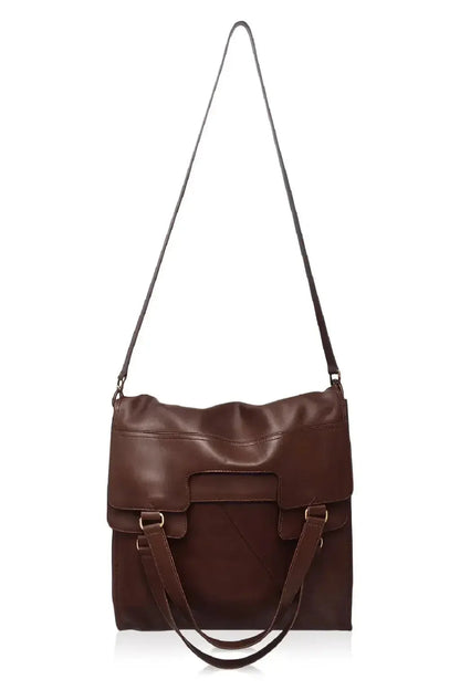Deluxe Leather Convertible Tote Bag - Me Chavi - Where Style Blossoms
