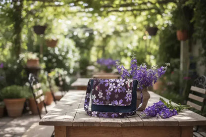 Handcrafted Messenger Bag & Bucket Hat Set - Botanical - Me Chavi - Where Style Blossoms