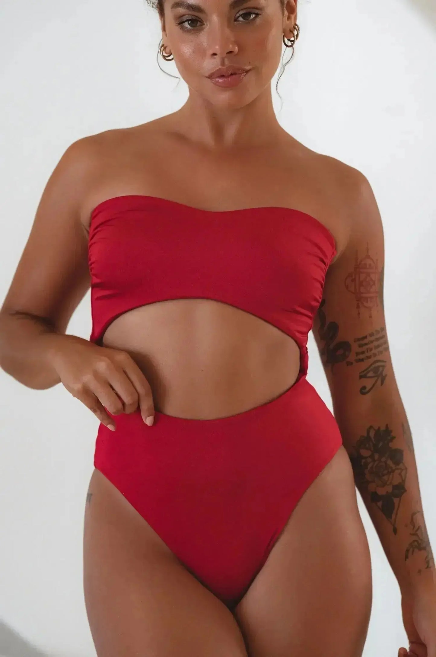 San Leo One Piece Cut-out Swimsuit - Me Chavi - Where Style Blossoms
