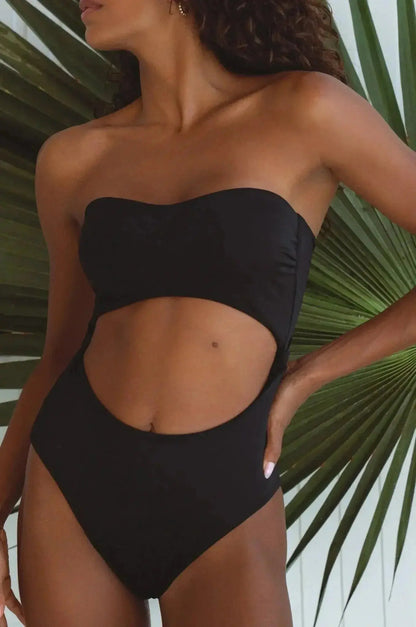 San Leo One Piece Cut-out Swimsuit - Me Chavi - Where Style Blossoms