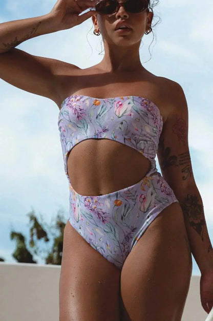San Leo One Piece Cut-out Swimsuit - Me Chavi - Where Style Blossoms