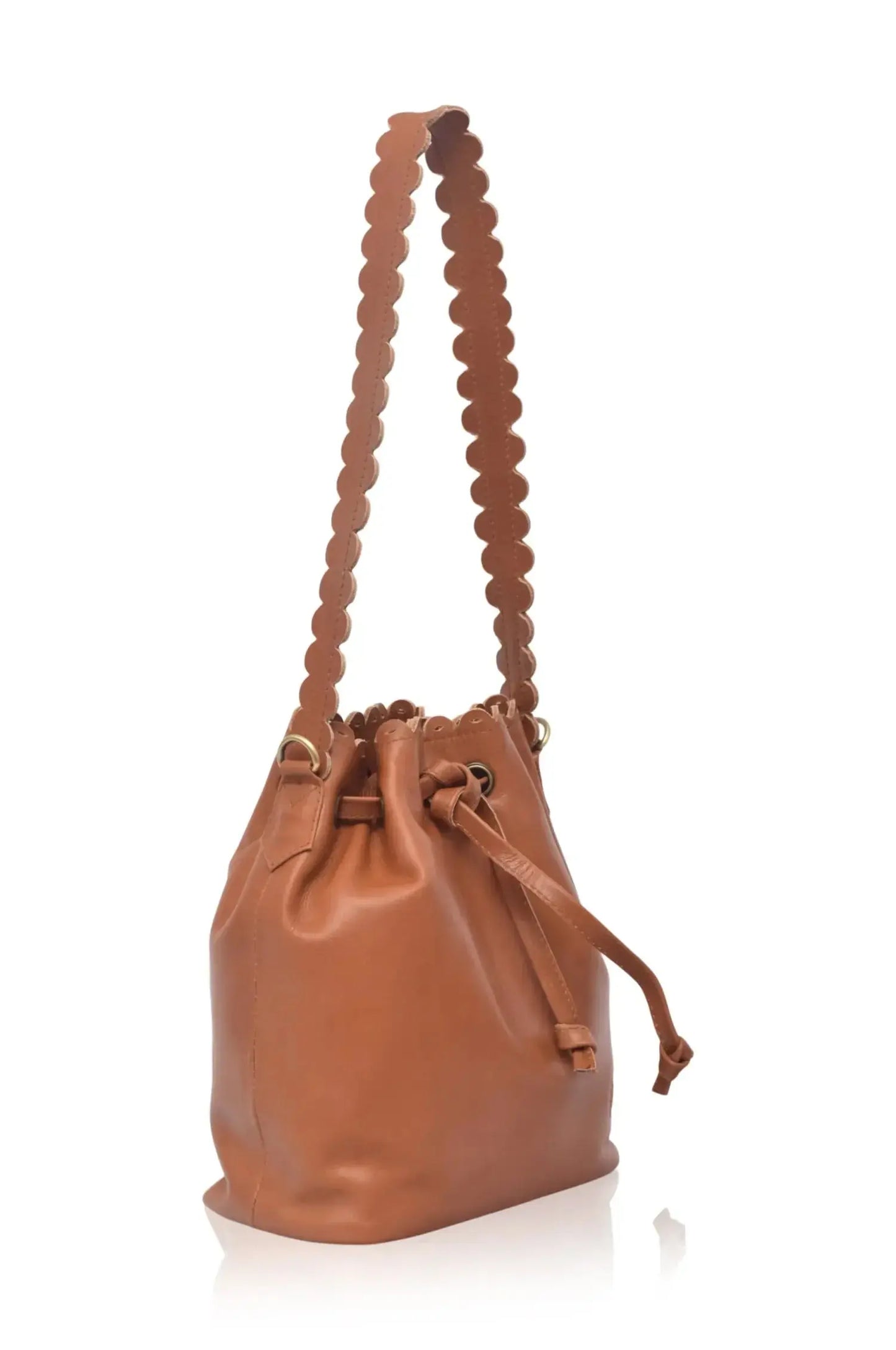 Luisa Scalloped Bucket Bag - Me Chavi - Where Style Blossoms