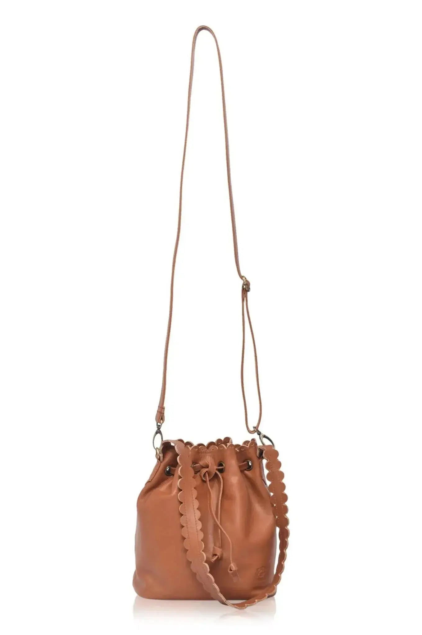 Luisa Scalloped Bucket Bag - Me Chavi - Where Style Blossoms