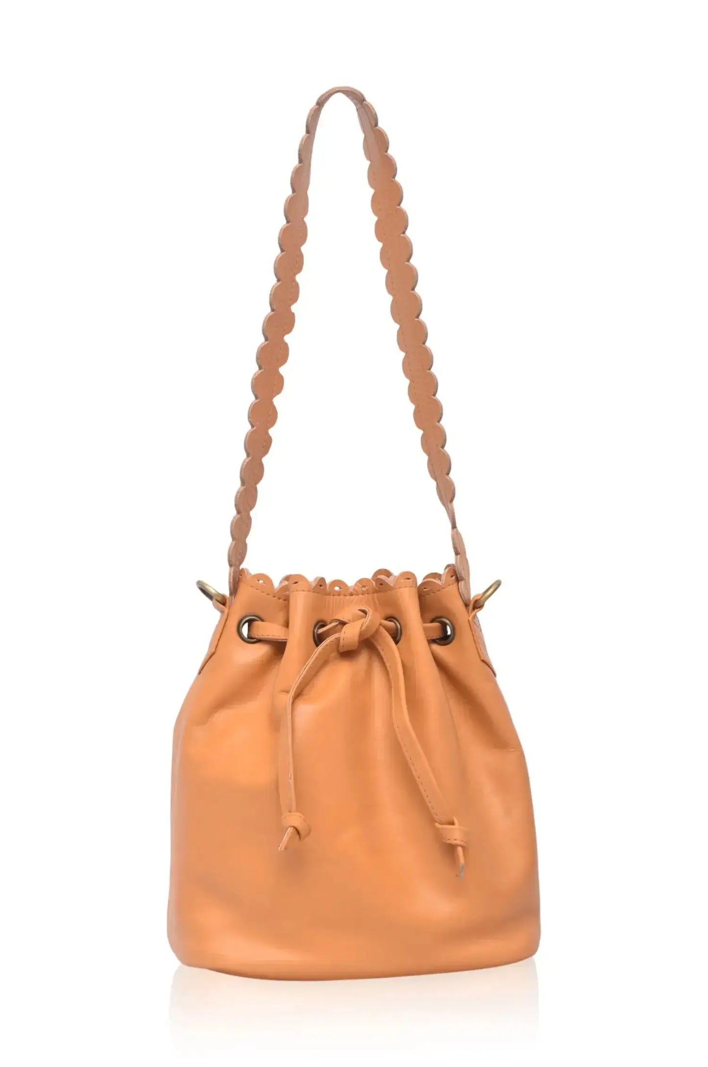 Luisa Scalloped Bucket Bag - Me Chavi - Where Style Blossoms