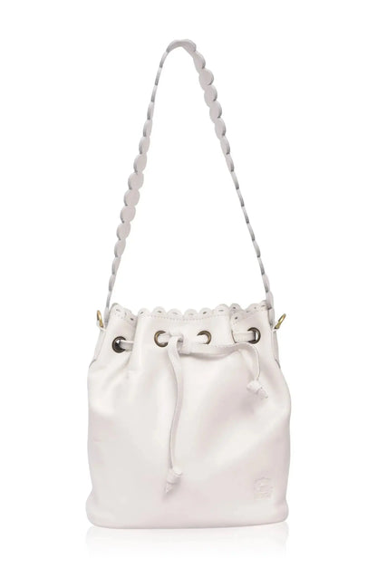 Luisa Scalloped Bucket Bag - Me Chavi - Where Style Blossoms