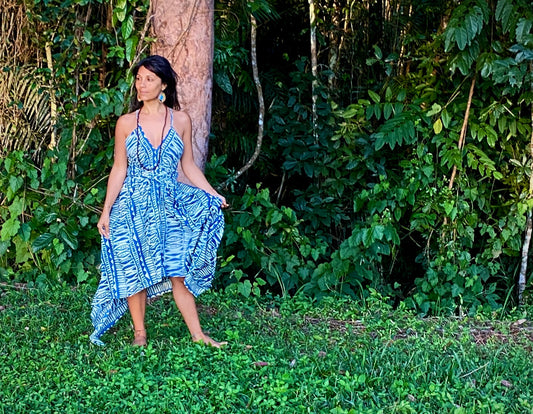 ZARTJI - Shakti Dress - LEGZIRA - Maxi, Asymmetrical, Backless Dress-0