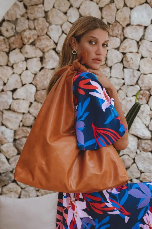 Nudo Knotted Leather Shoulder Bag - Me Chavi - Where Style Blossoms