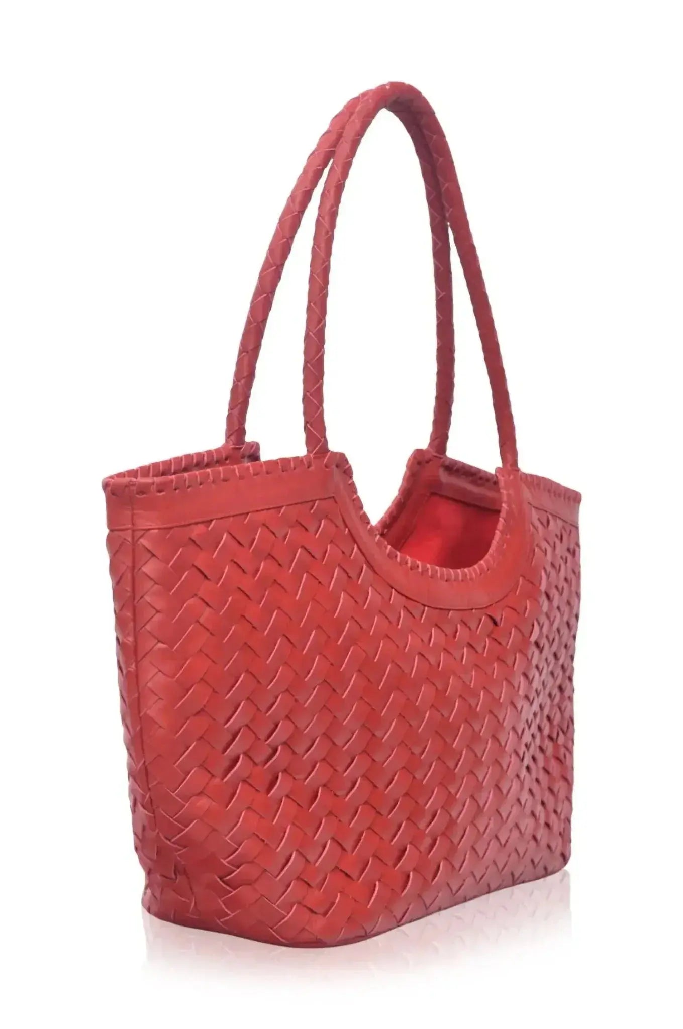 Bellagio Woven Leather Tote Bag (Sale) - Me Chavi - Where Style Blossoms