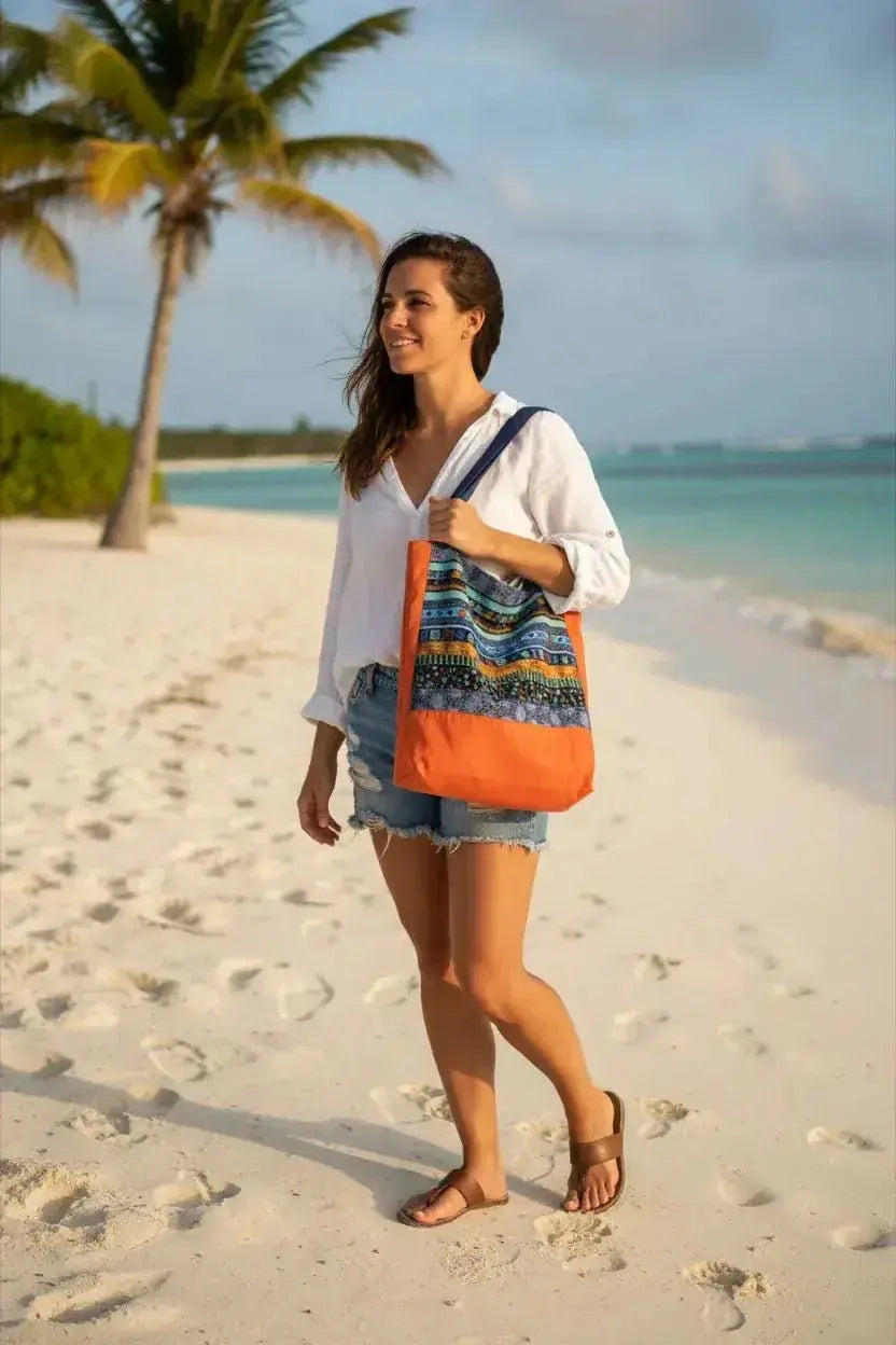 Eye-catching Boho inspired tote bag - Me Chavi - Where Style Blossoms