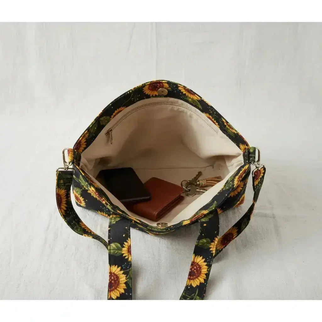 Tropical Floral Bag & Bucket Hat Set - Handmade Paradise Collection - Me Chavi - Where Style Blossoms