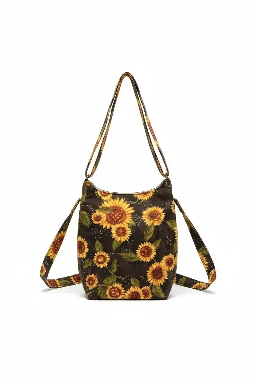 Tropical Floral Bag & Bucket Hat Set - Handmade Paradise Collection - Me Chavi - Where Style Blossoms