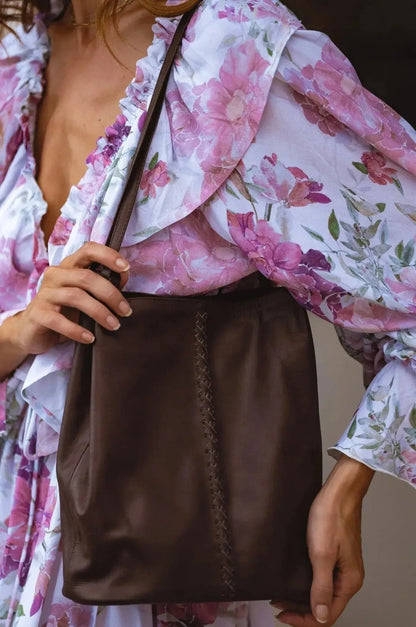 Janette Leather Shoulder Bag - Me Chavi - Where Style Blossoms