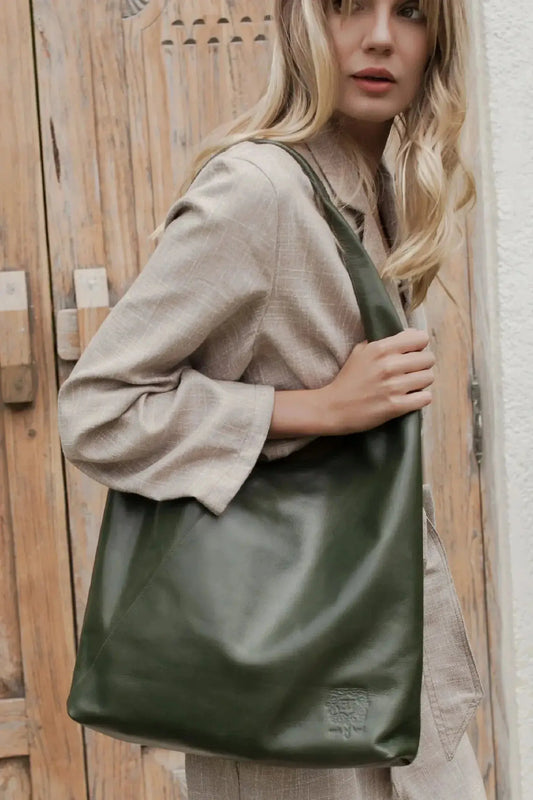 Sueno Slouchy Leather Bag - Me Chavi - Where Style Blossoms
