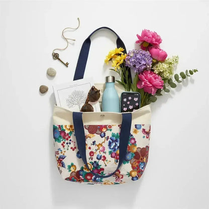 Botanical Garden Bucket Hat & Tote Bag Set - Handmade Floral Collection - Me Chavi - Where Style Blossoms